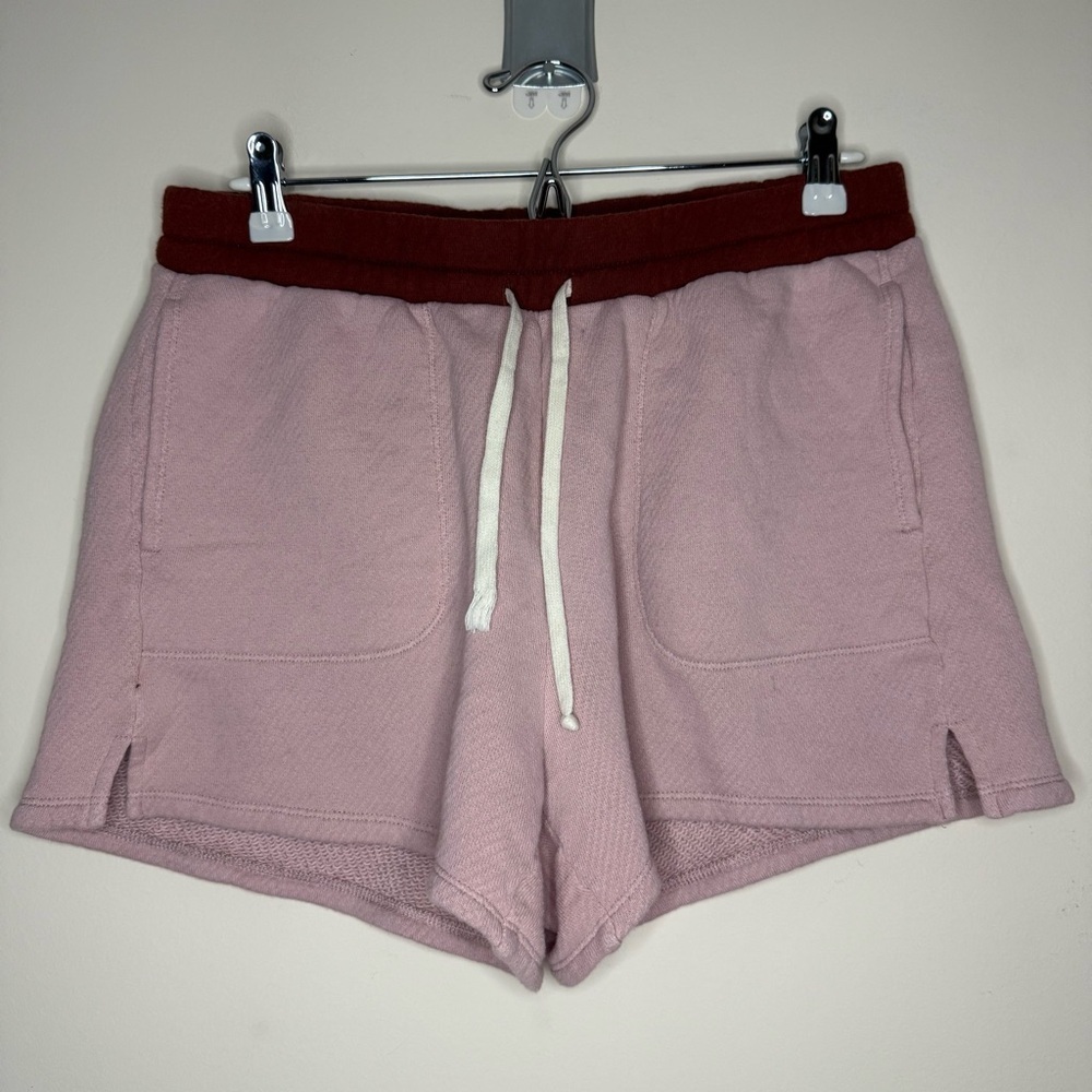 MADEWELL Airyterry Stitched Pocket Atheleisure Travel Sweatshorts Wisteria Dove - Picture 5 of 10